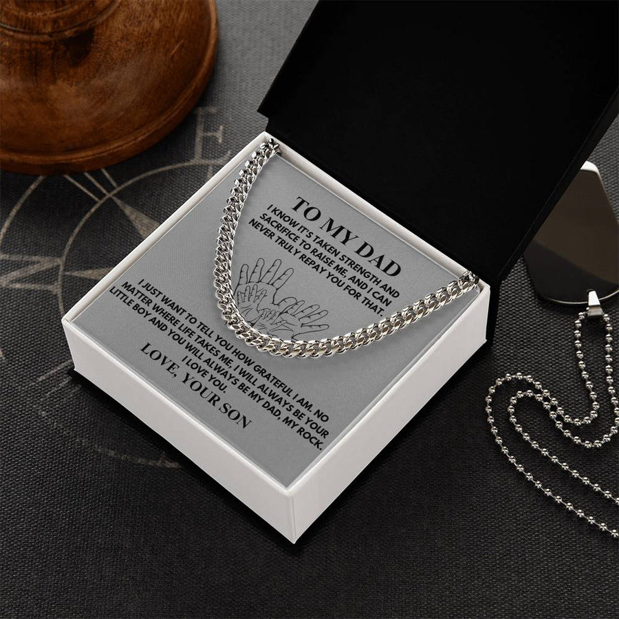 To My Dad / Cuban Link Chain