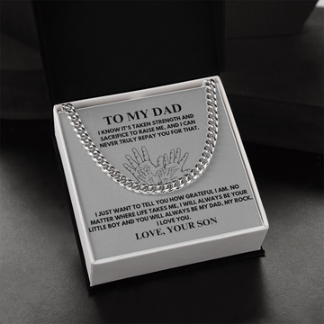 To My Dad / Cuban Link Chain