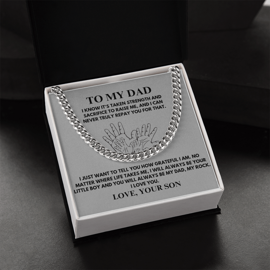 To My Dad / Cuban Link Chain