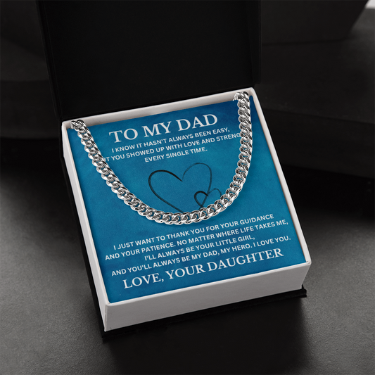 To My Dad / Cuban Link Chain