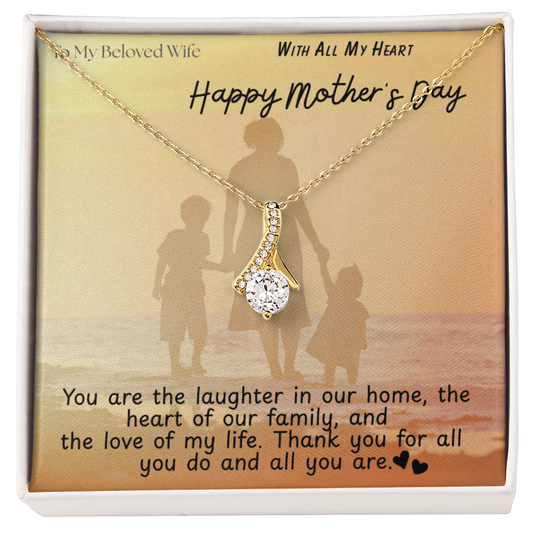 To My Beloved Wife / Alluring Beauty Necklace