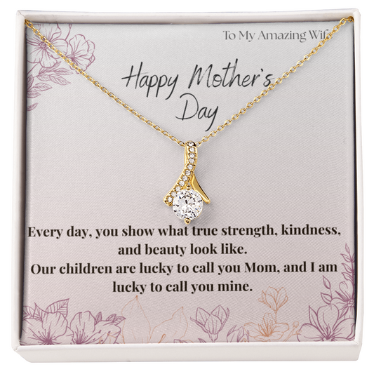 To My Amazing Wife / Alluring Beauty Necklace