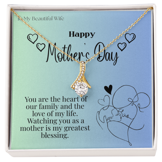 To My Beautiful Wife / Alluring Beauty Necklace