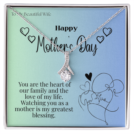 To My Beautiful Wife / Alluring Beauty Necklace