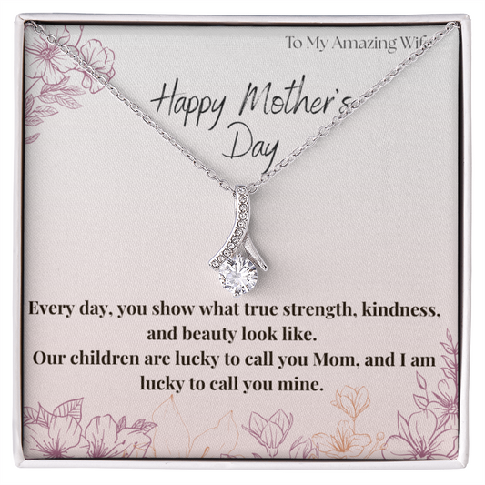 To My Amazing Wife / Alluring Beauty Necklace