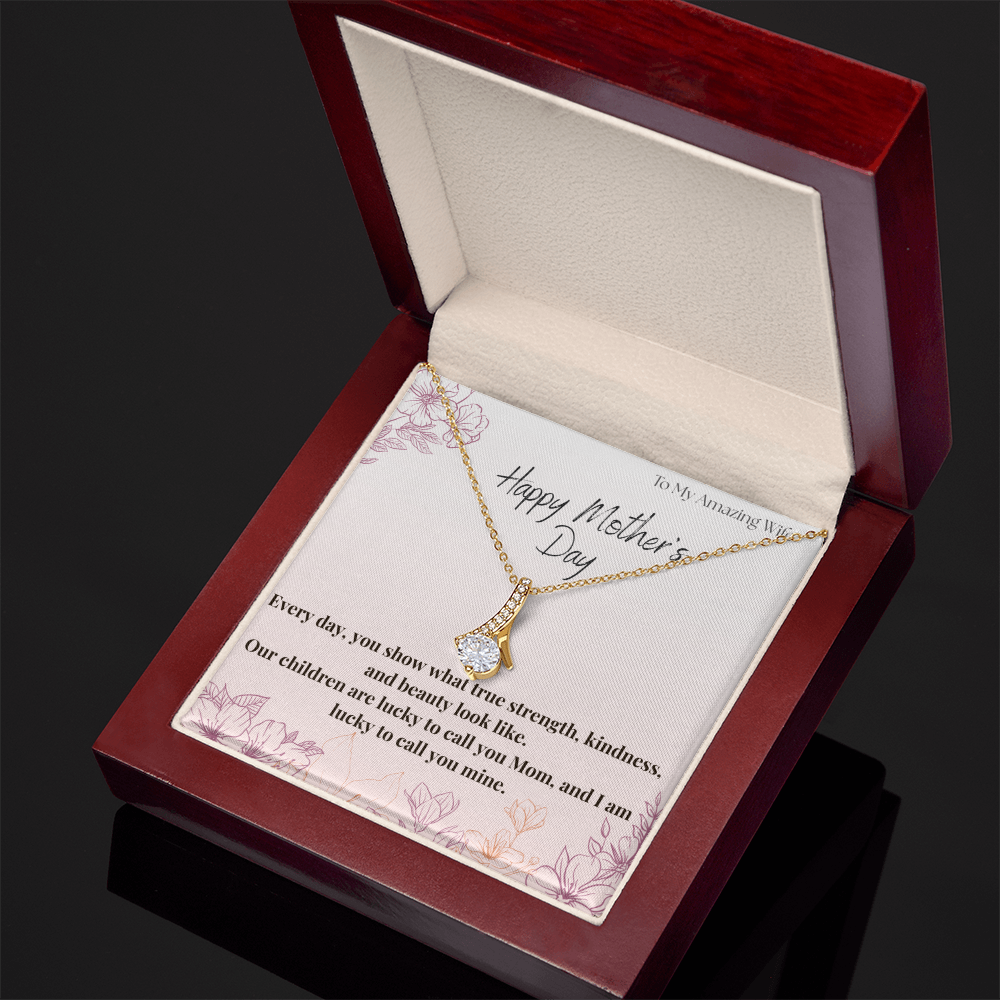 To My Amazing Wife / Alluring Beauty Necklace