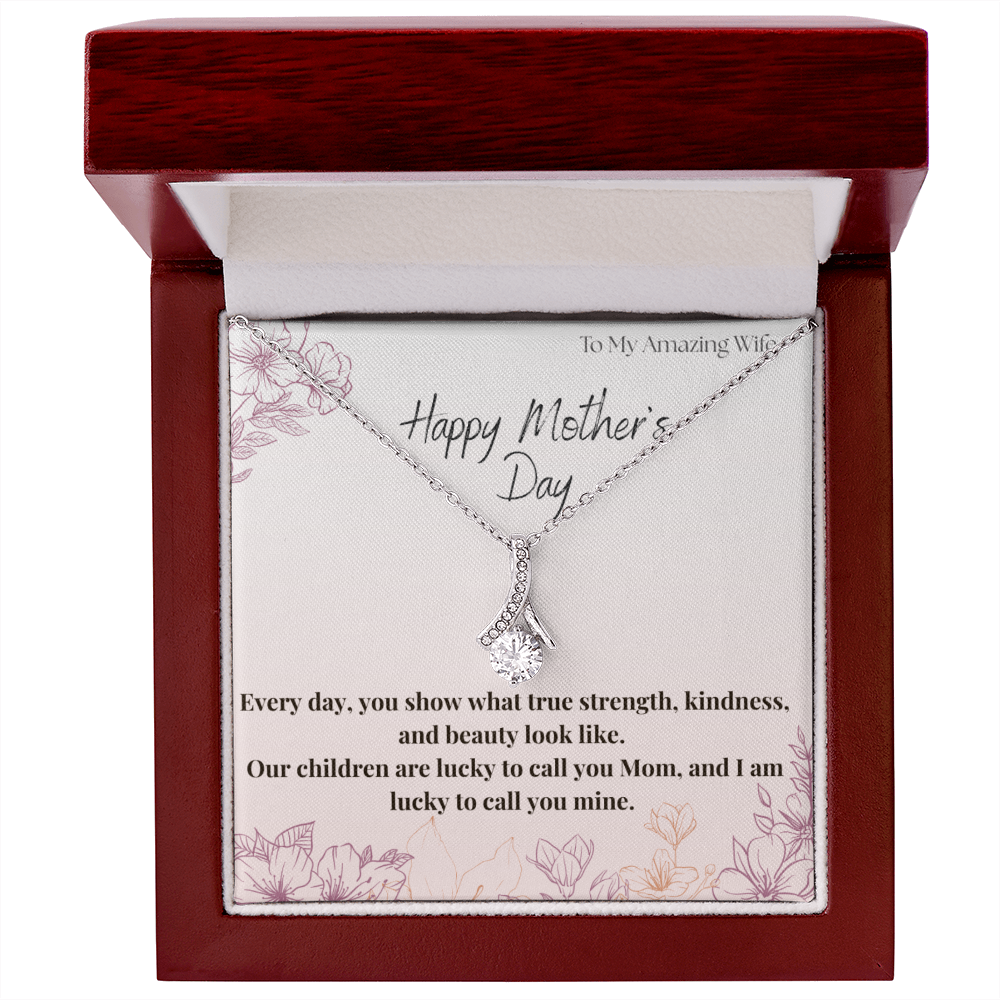 To My Amazing Wife / Alluring Beauty Necklace