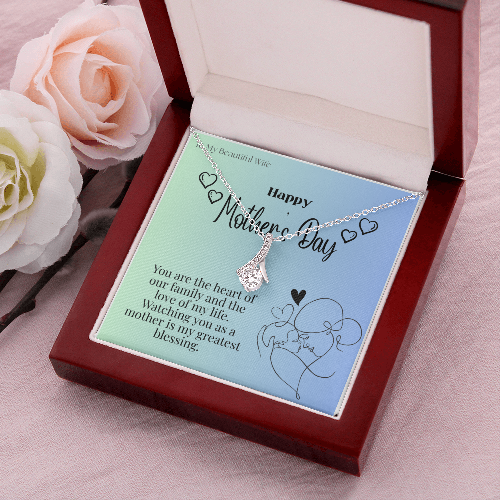 To My Beautiful Wife / Alluring Beauty Necklace