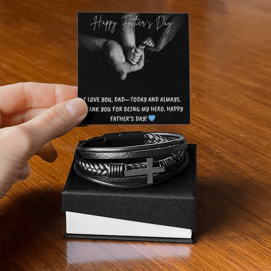 Father's Day / Cross Bracelet