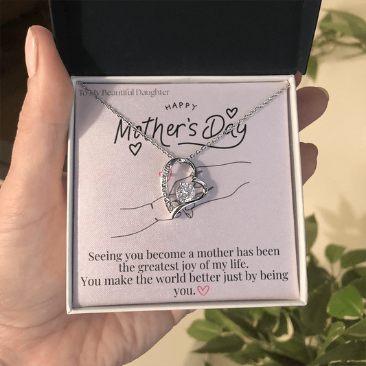 To My Beautiful Daughter / Forever Love Necklace