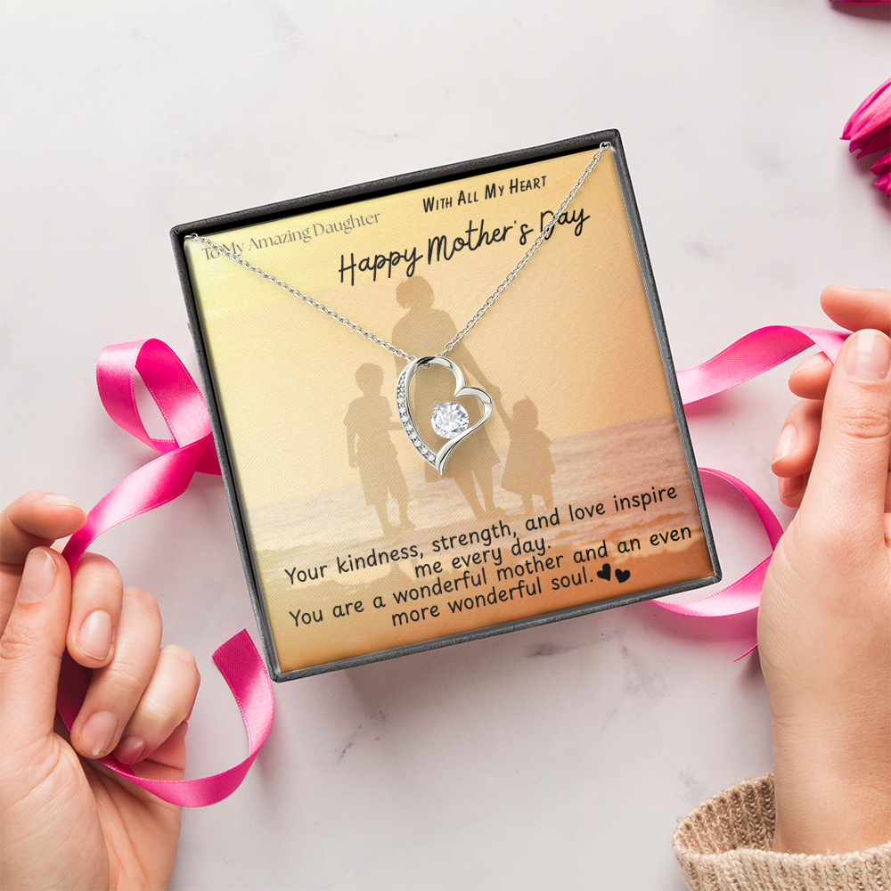 To My Amazing Daughter / Forever Love Necklace