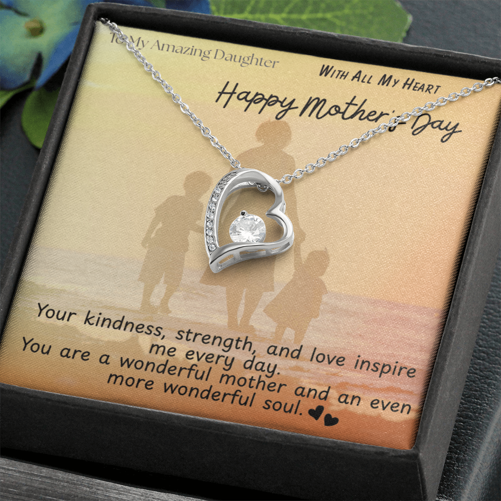To My Amazing Daughter / Forever Love Necklace