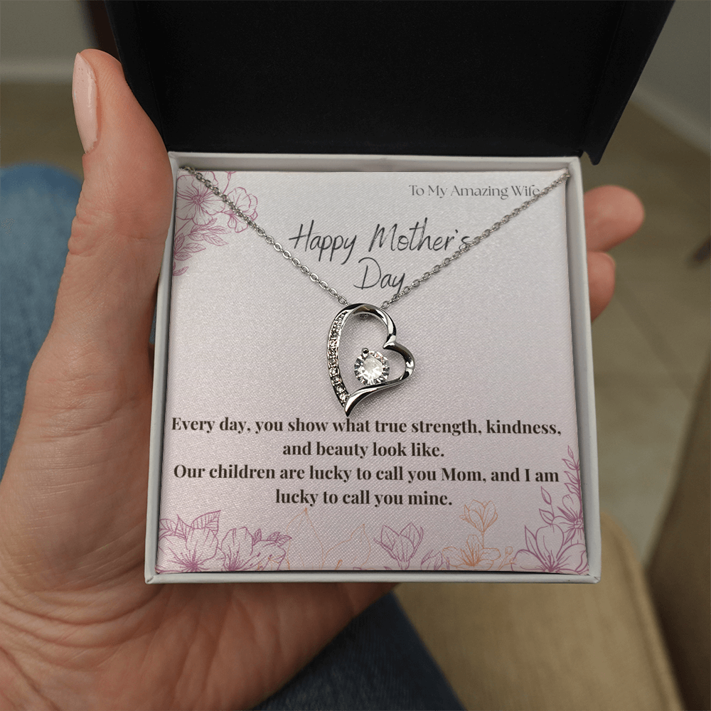 To My Amazing Wife / Forever Love Necklace