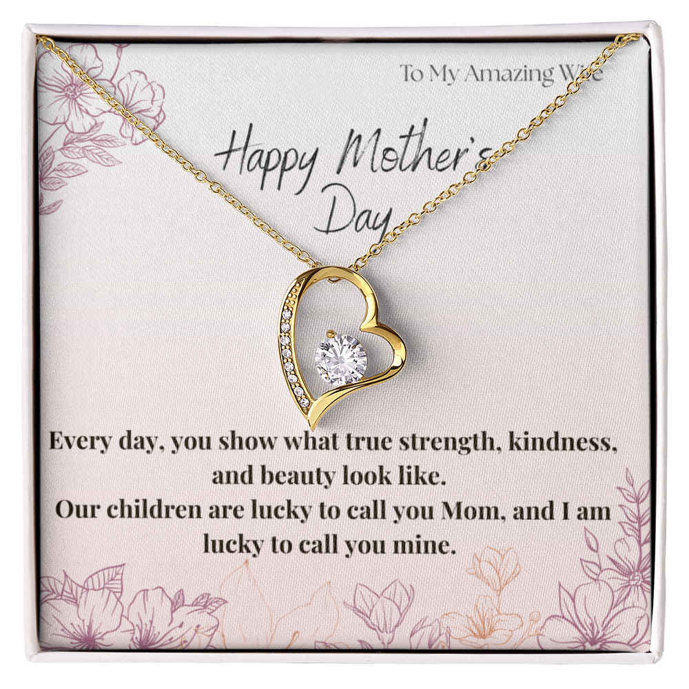 To My Amazing Wife / Forever Love Necklace