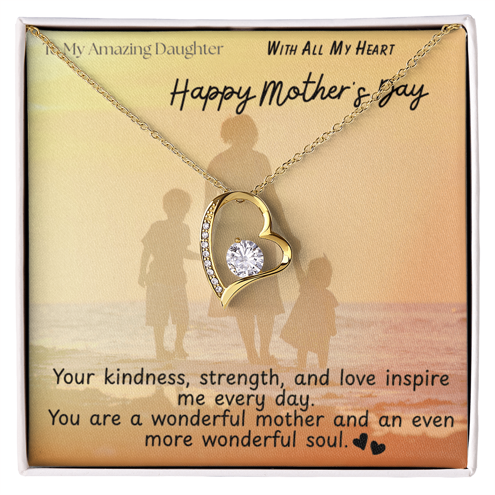To My Amazing Daughter / Forever Love Necklace