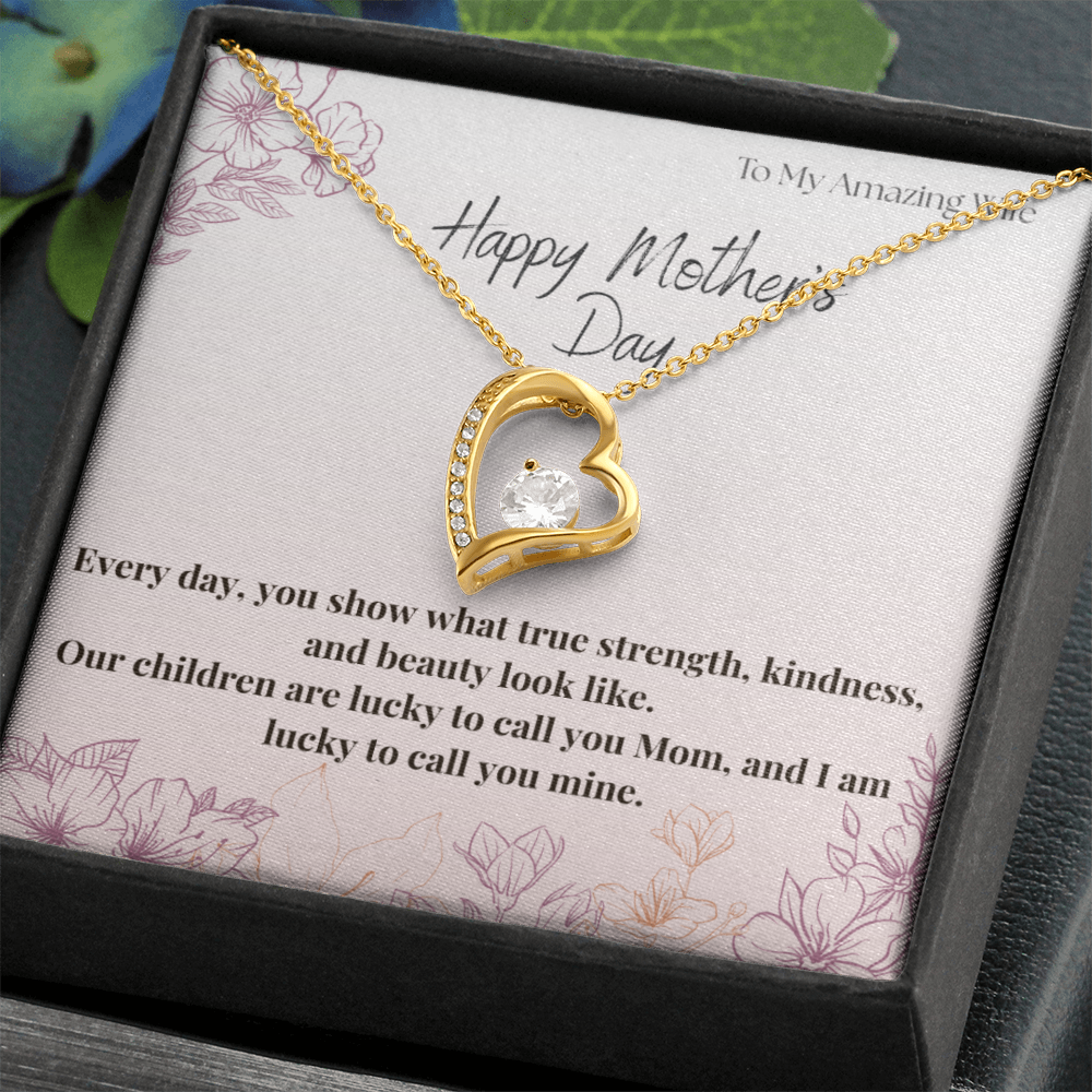 To My Amazing Wife / Forever Love Necklace