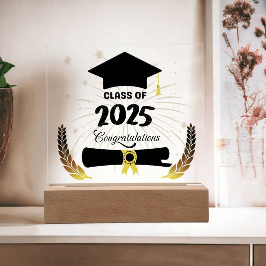 Graduation Class Of 2025 | Acrylic Square Plaque