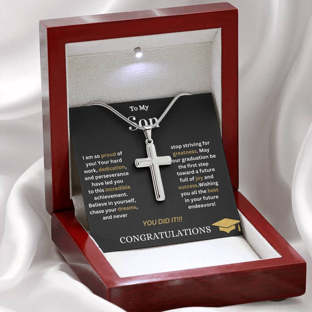 Son Graduation | Stainless Cross Necklace